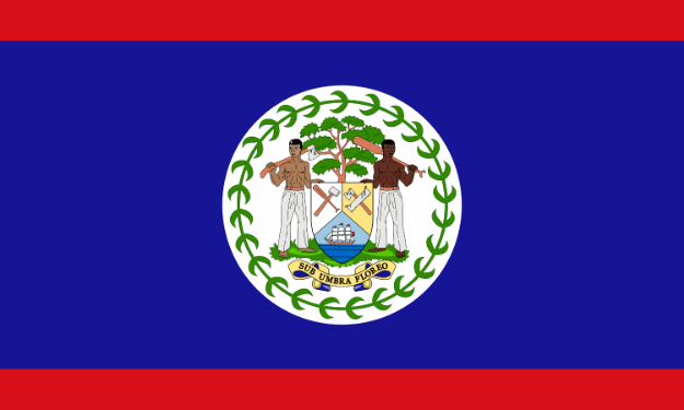 Vlag Belize - 100x150cm Spun-Poly